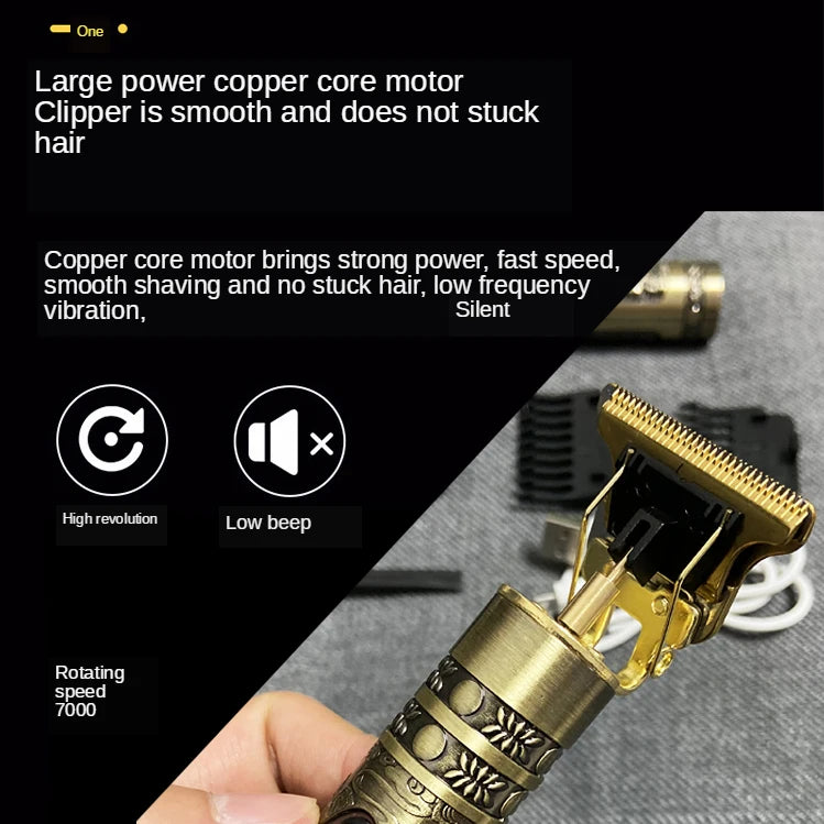 T9 Cordless Electric Shaver β Professional Hair & Beard Trimmer