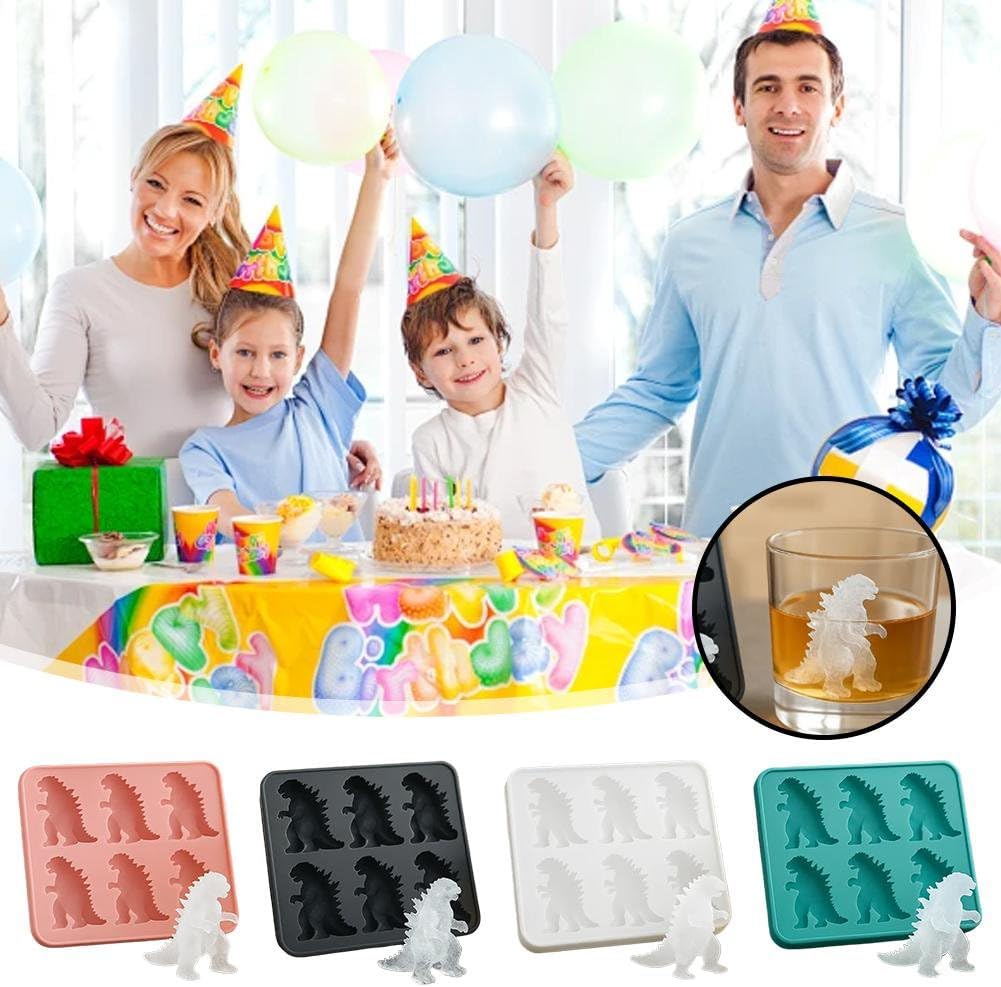 Creative Silicone Mold – Godzilla Ice, Chocolate & Gummies