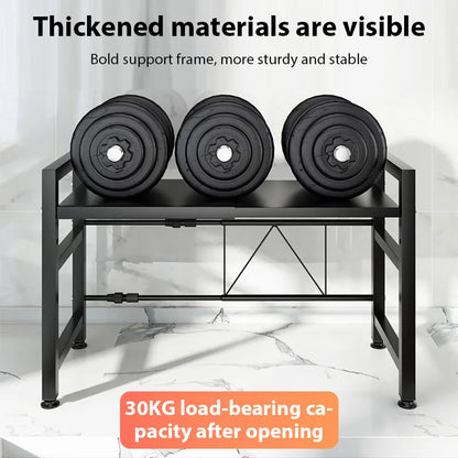 Adjustable Microwave Shelf – Space-Saving Kitchen Organizer