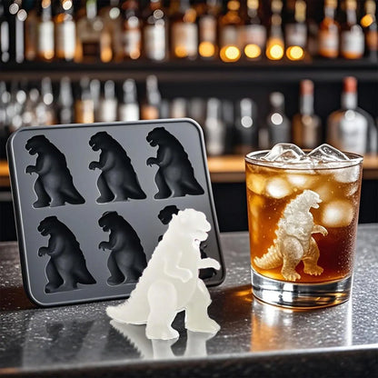 Creative Silicone Mold – Godzilla Ice, Chocolate & Gummies